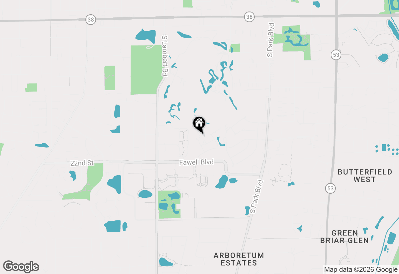 Map of 450 Raintree Court #2M, Glen Ellyn, IL 60137