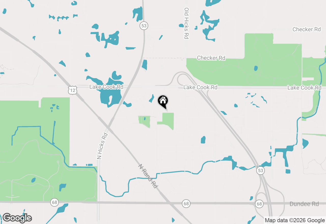 Map of 823 E Coach Road #6, Palatine, IL 60074
