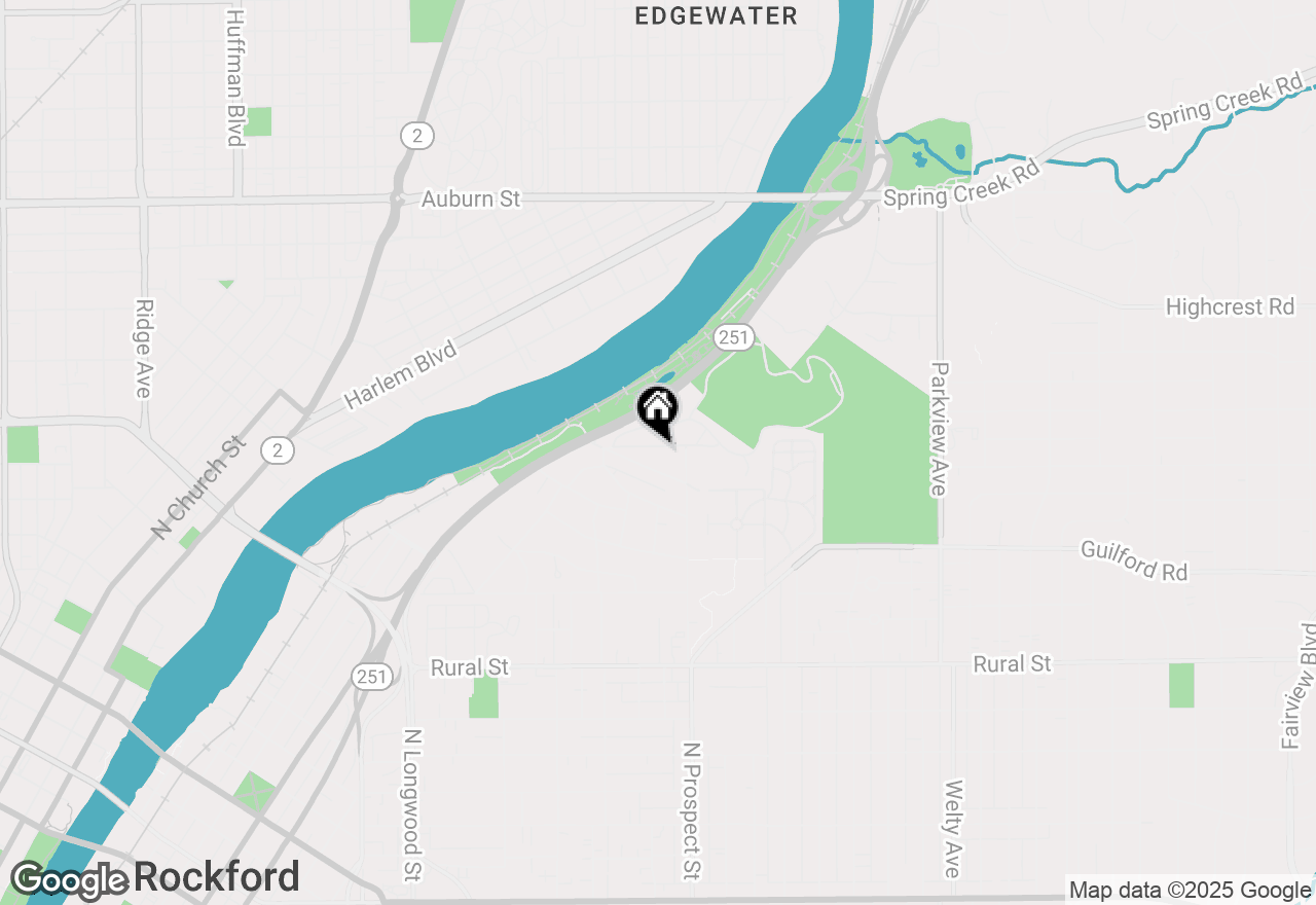 Map of 1639 Arlington Avenue, Rockford, IL 61107