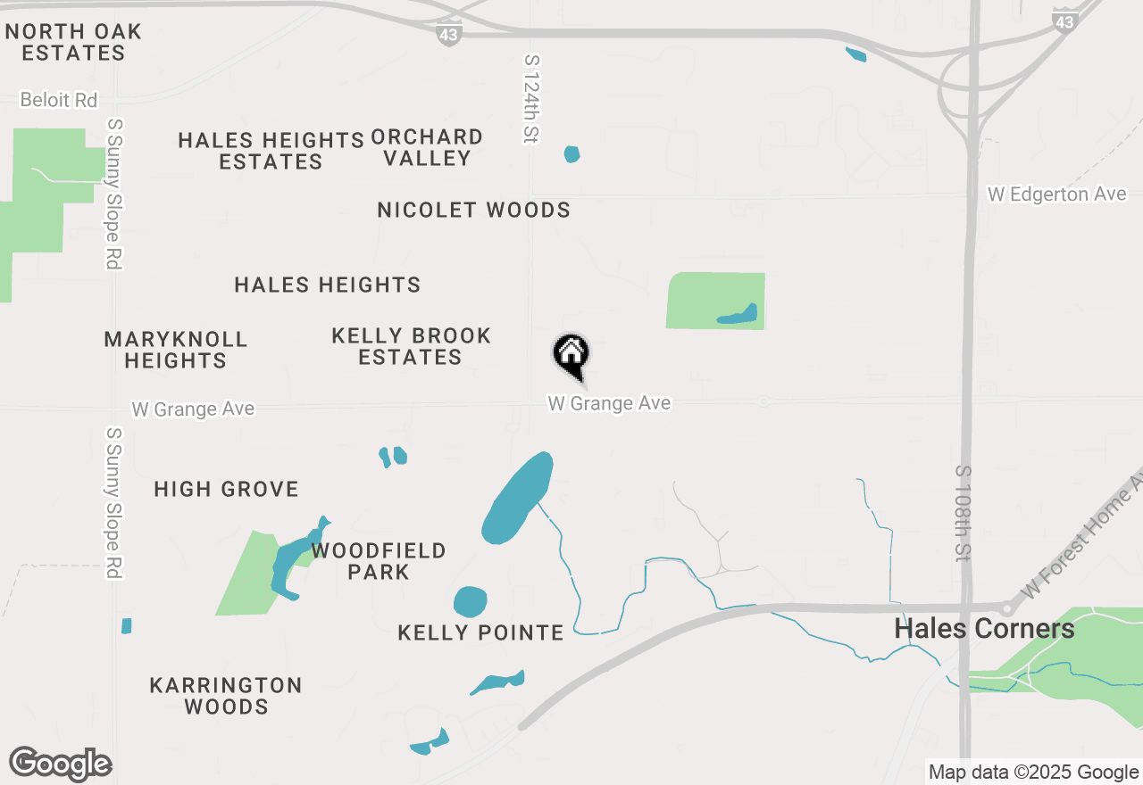 Map of 12230 W Grange Ave, Hales Corners, WI 53130