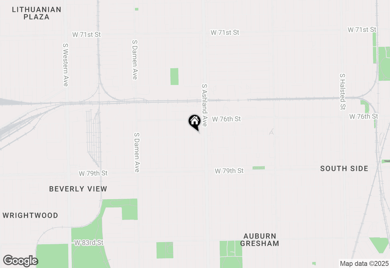 Map of 7652 S Marshfield Avenue, Chicago, IL 60620