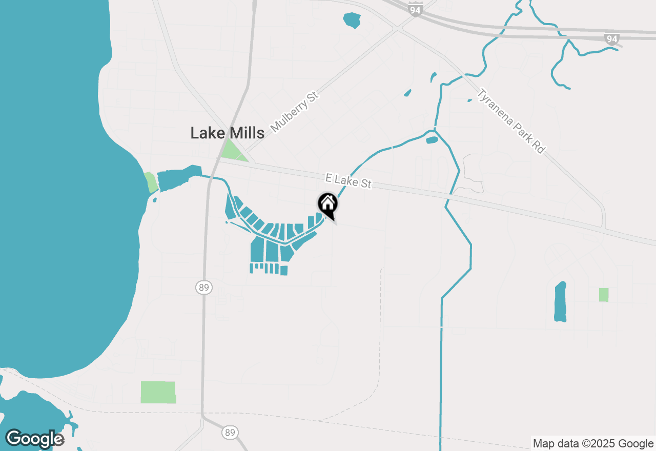 Map of 341 Grove St, Lake Mills, WI 53551