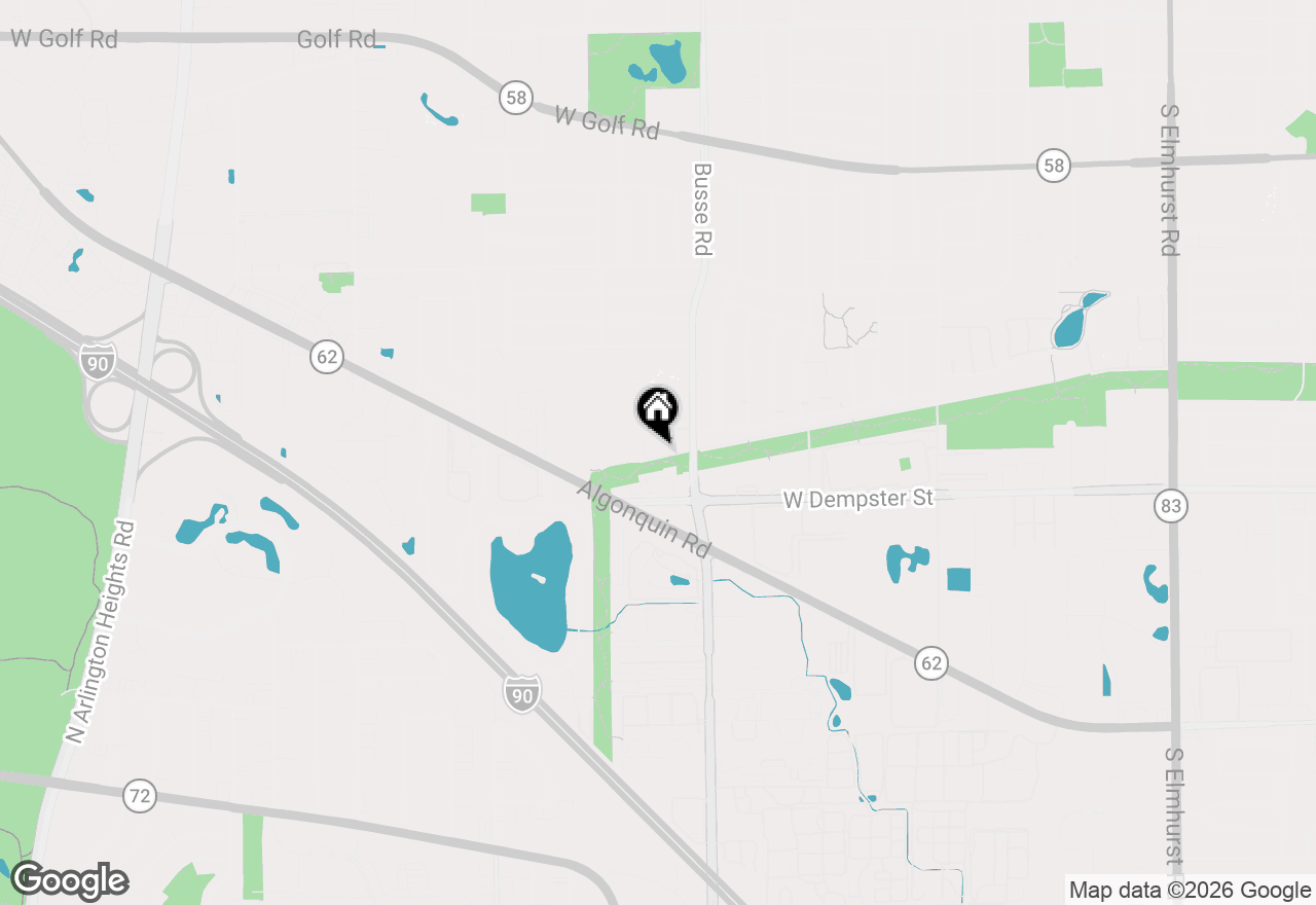 Map of 1900 W Knightsbridge Drive #2A, Mount Prospect, IL 60056