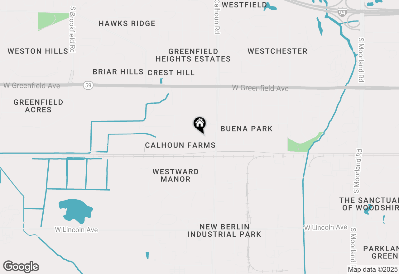 Map of 1711 S East Ln, New Berlin, WI 53146