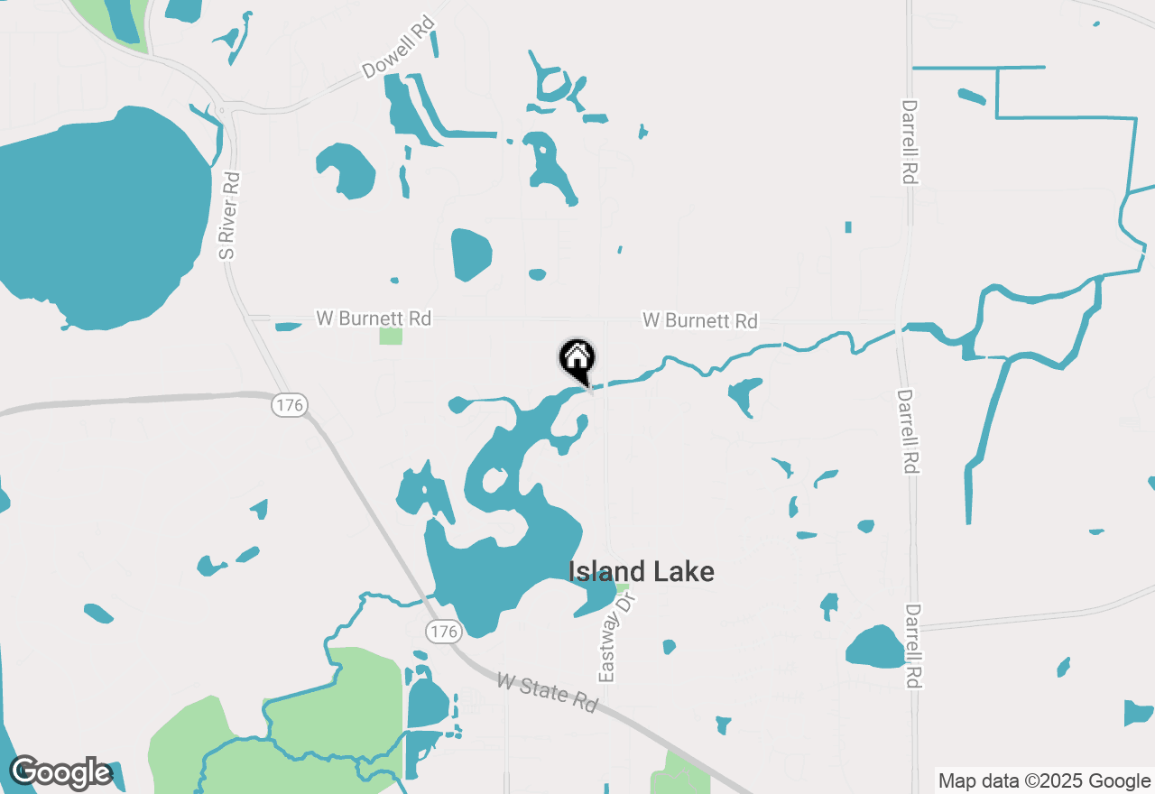 Map of 224 Channel Drive, Island Lake, IL 60042