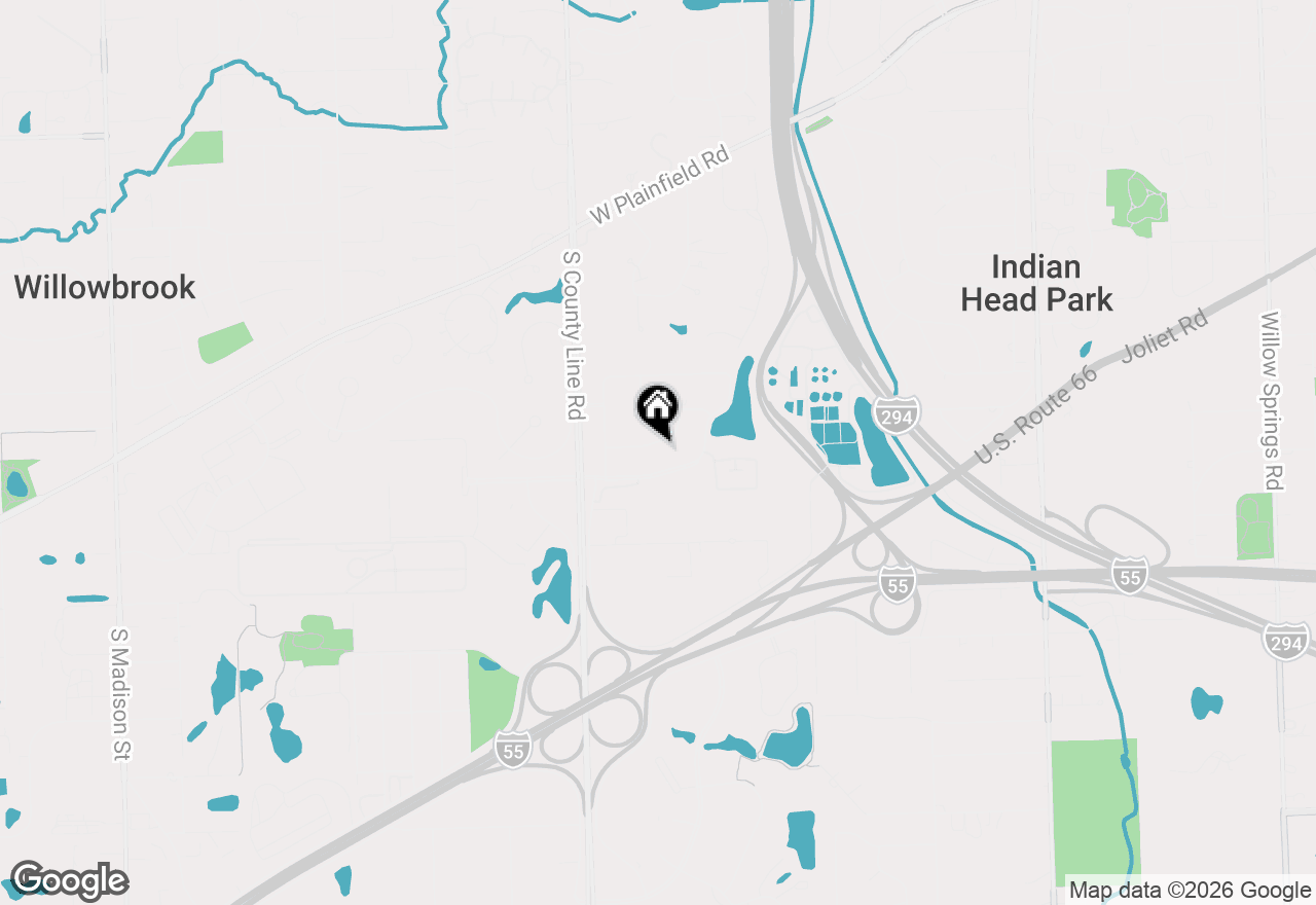 Map of 130 Surrey Lane, Burr Ridge, IL 60527