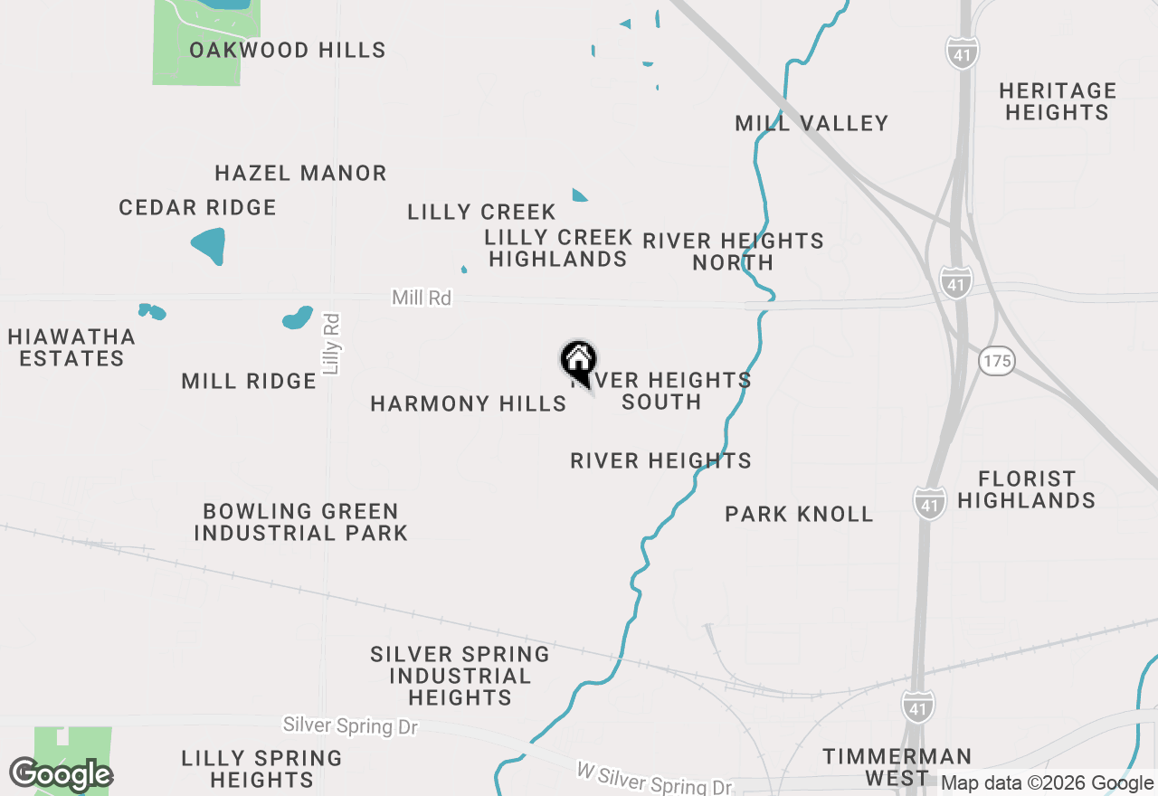 Map of W130N6219 River Dr, Menomonee Falls, WI 53051