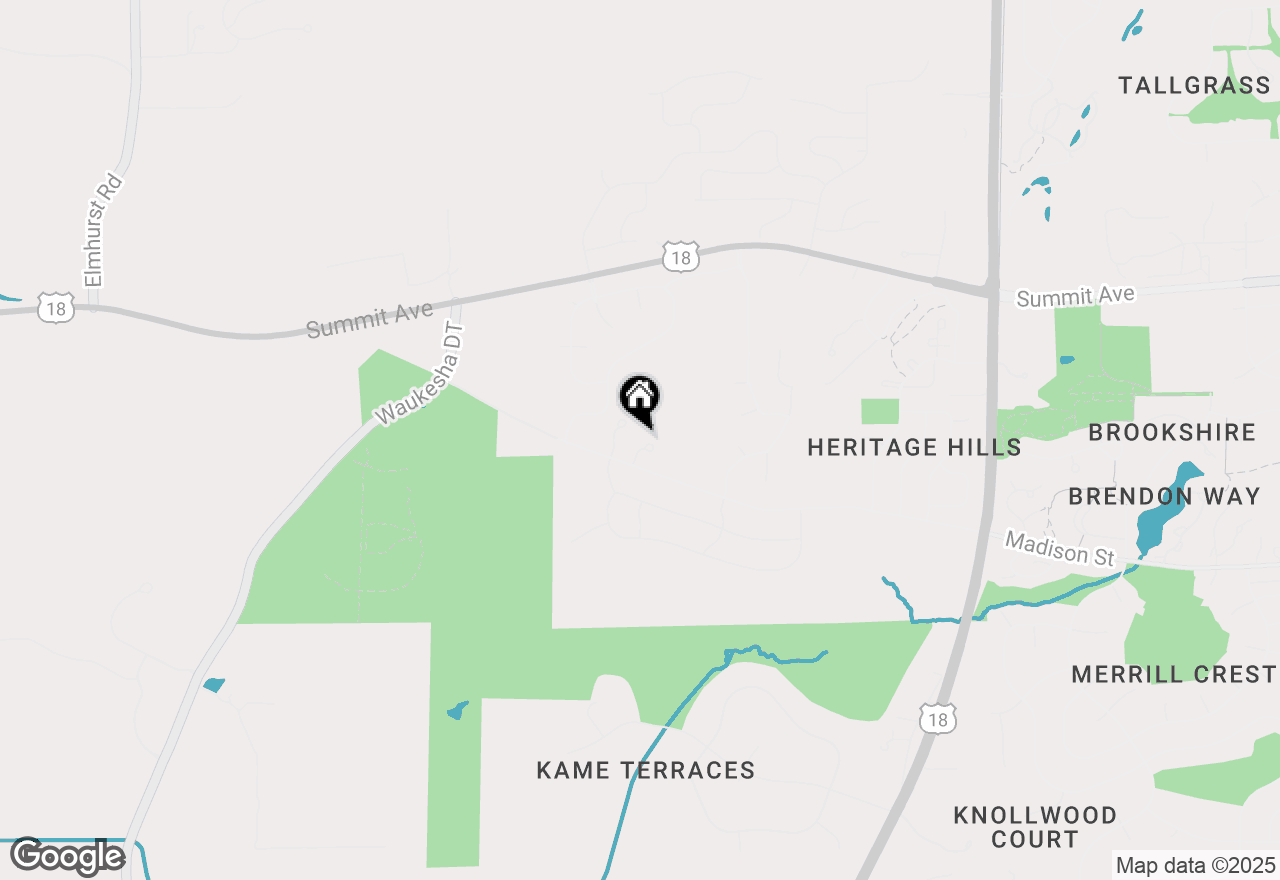 Map of 110 Retzer View Ct, Waukesha, WI 53188