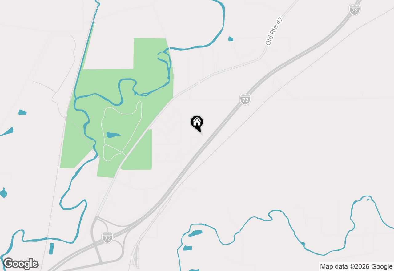 Map of 24 Meadow Drive, Monticello, IL 61856