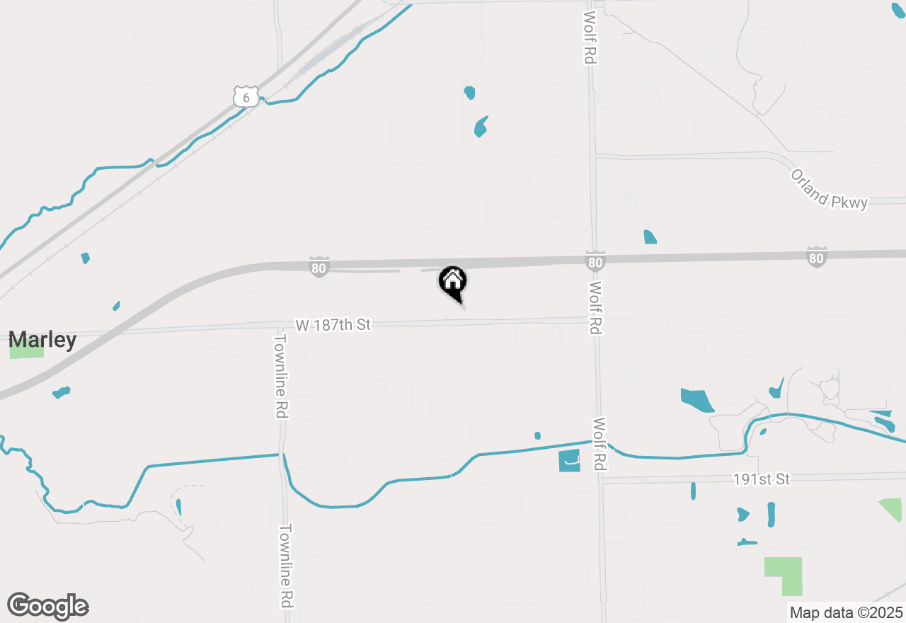 Map of 18649 Swan Drive, Mokena, IL 60448