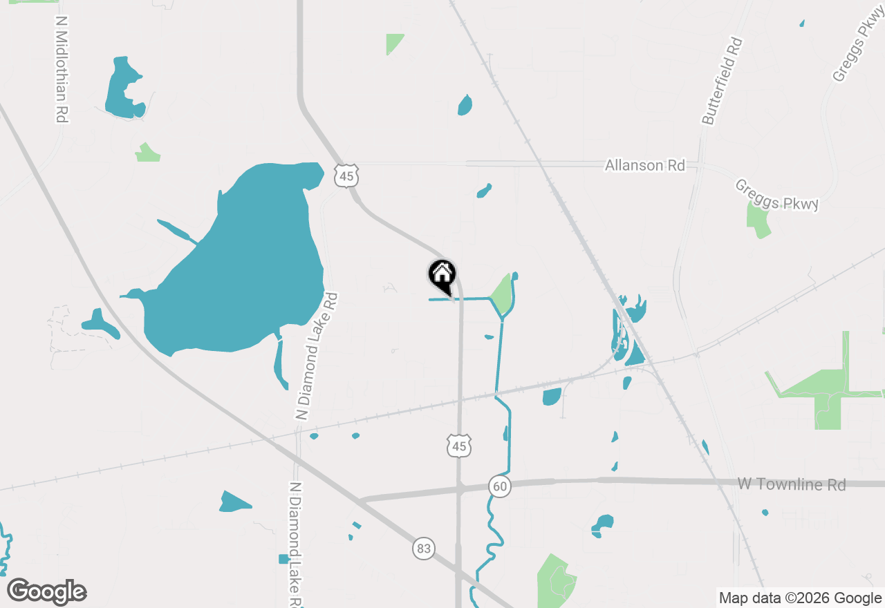 Map of 626 Pleasure Drive, Mundelein, IL 60060