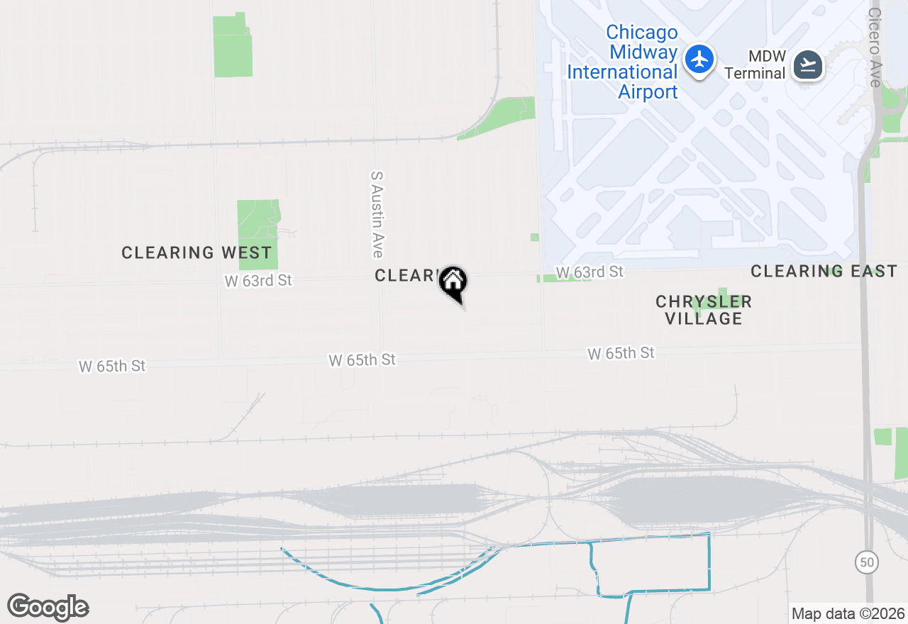 Map of 5810 W 64th Street, Chicago, IL 60638
