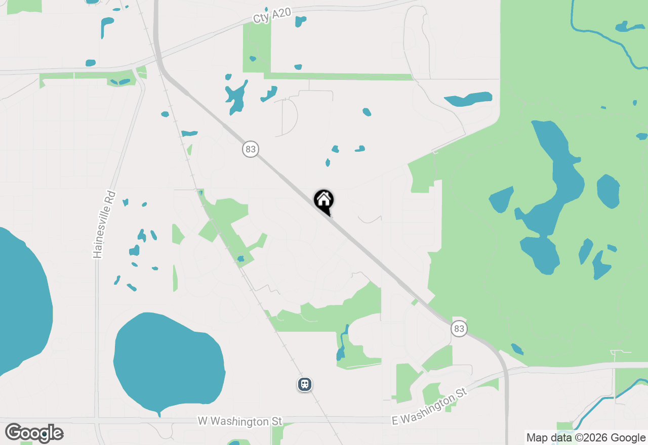 Map of 352 Fairfax Lane, Grayslake, IL 60030