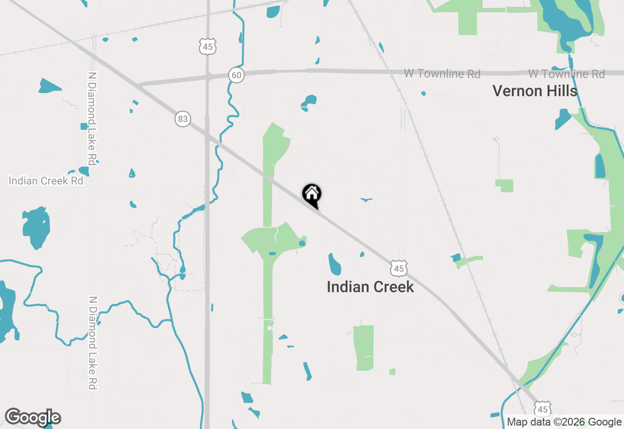 Map of 275 N Fiore Parkway, Vernon Hills, IL 60061