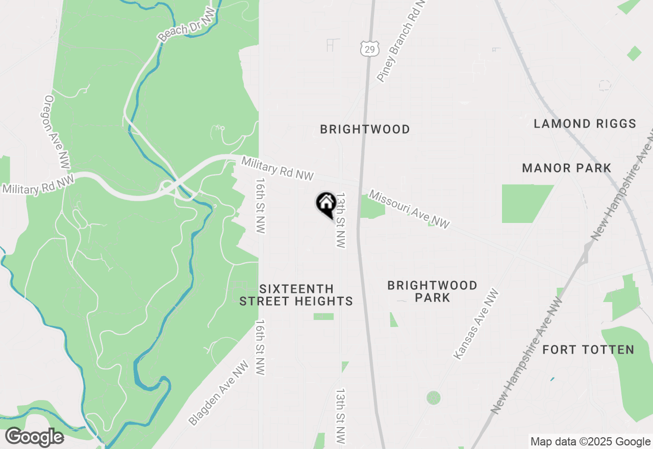 Map of 5707 Colorado Avenue Nw, Washington, DC 20011