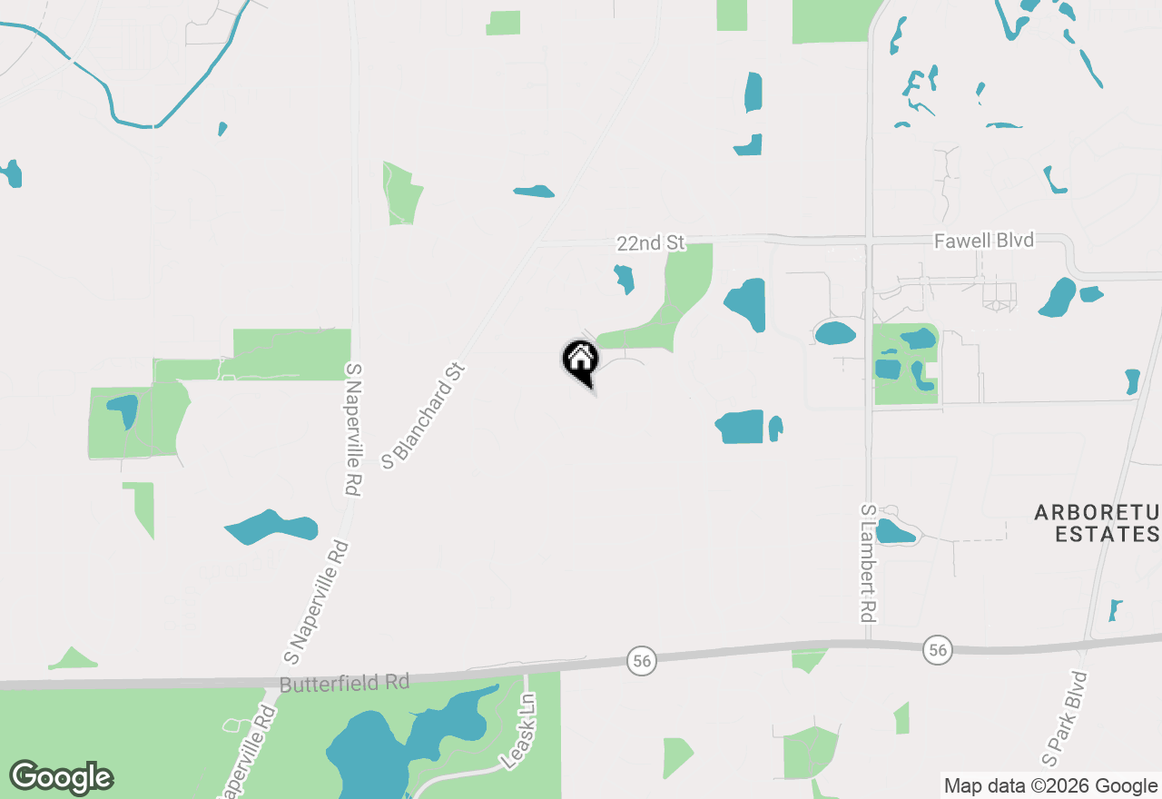 Map of 1795 Whitt Court, Wheaton, IL 60189