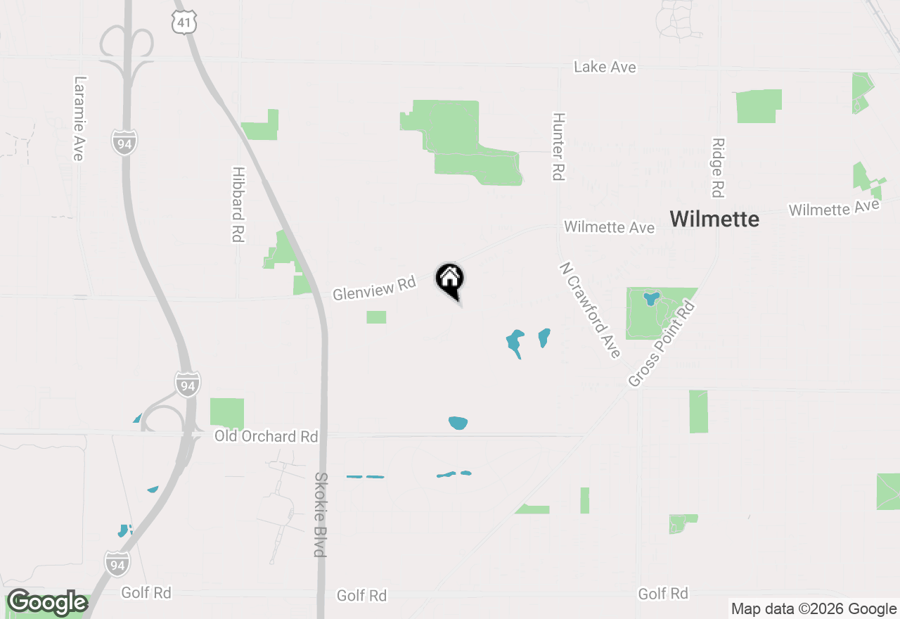 Map of 2530 Old Glenview Road, Wilmette, IL 60091