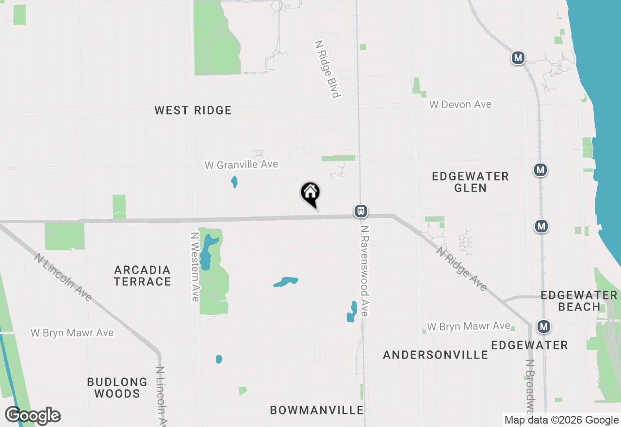 Map of 1964 W Peterson Avenue, Chicago, IL 60660