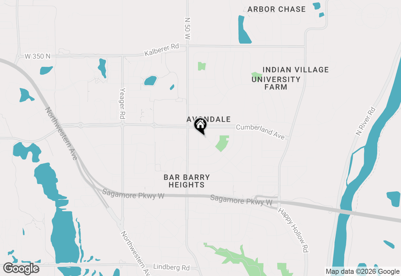 Map of 2832 Covington Street, West Lafayette, IN 47906