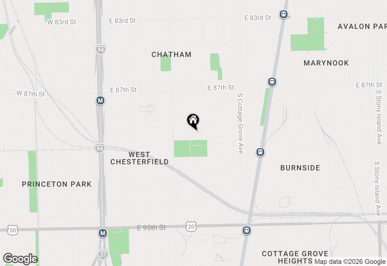 Map of 511 E 89th Place, Chicago, IL 60619