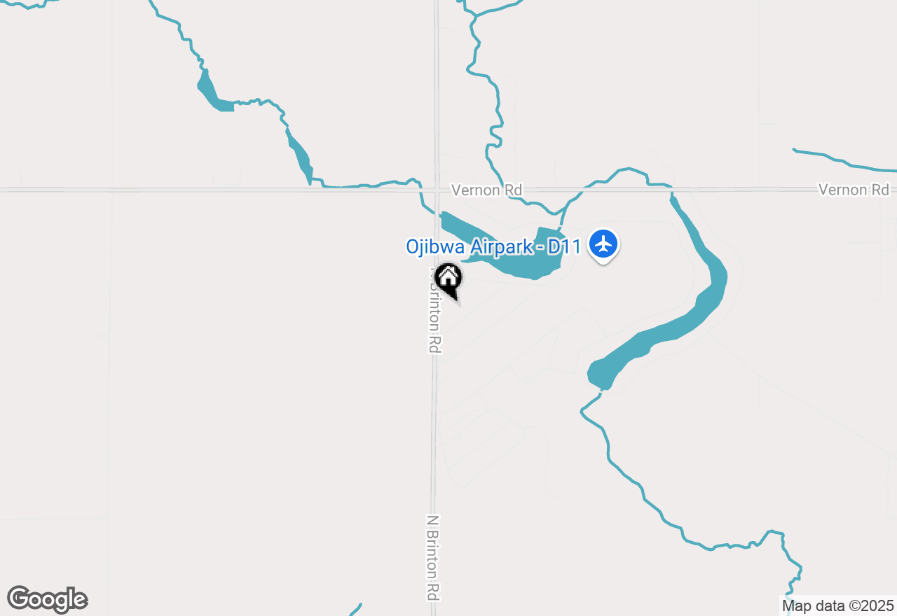 Map of 7979 Ojibwa Drive, Weidman, MI 48893