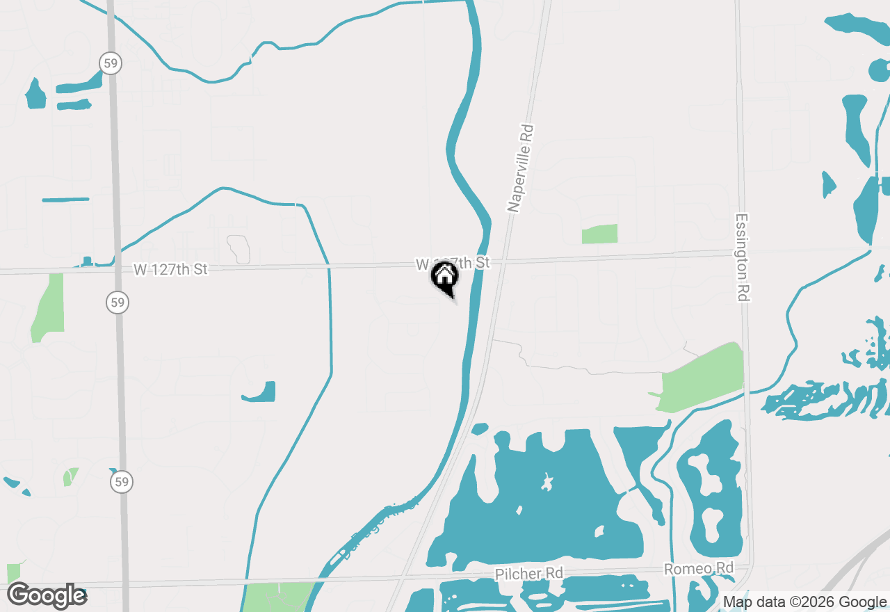 Map of 12811 S Slate Lane, Plainfield, IL 60585