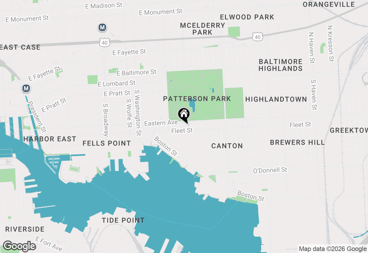 Map of 519 S Port Street, Baltimore, MD 21224