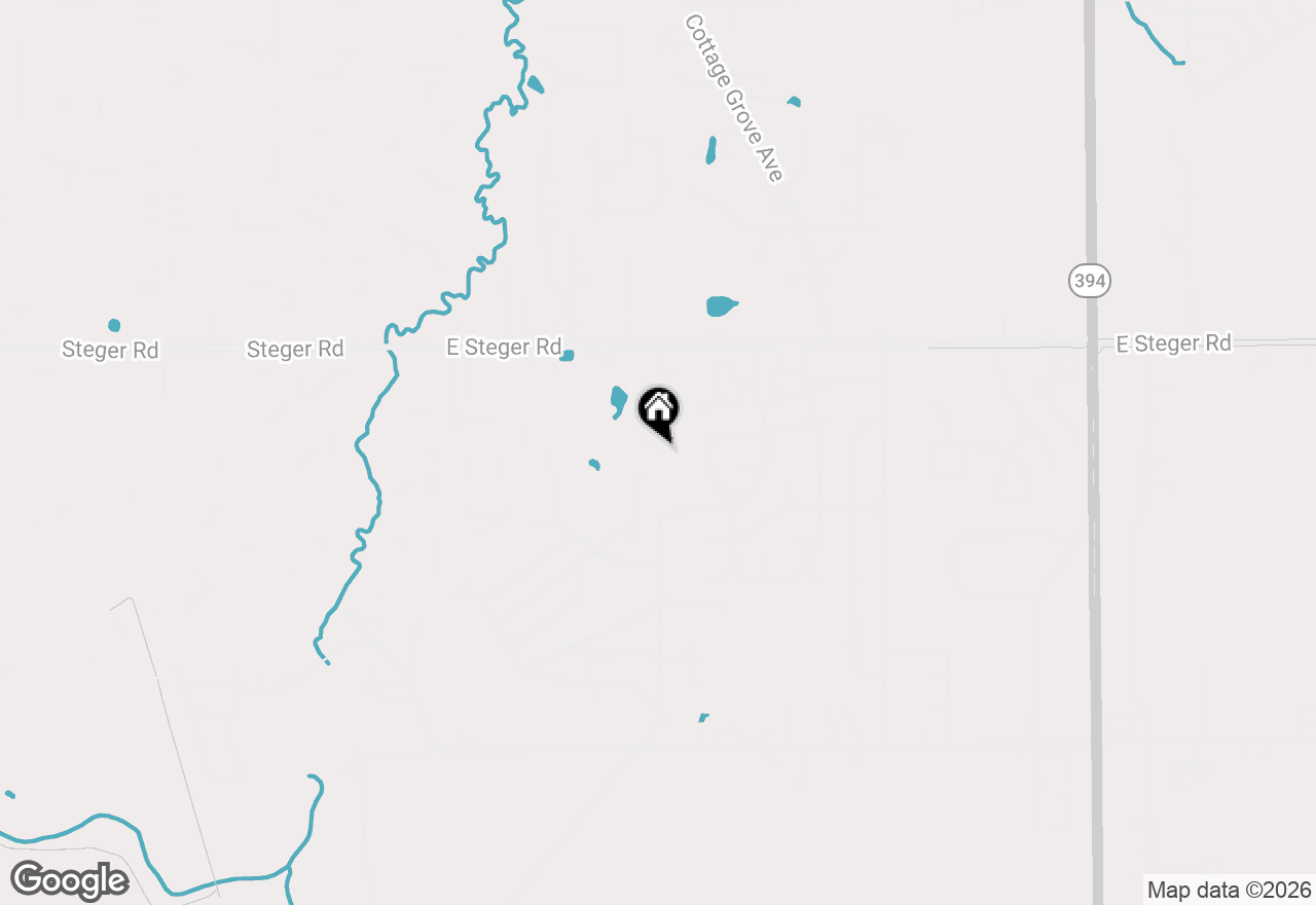 Map of 3501 Beckwith Lane, Crete, IL 60417