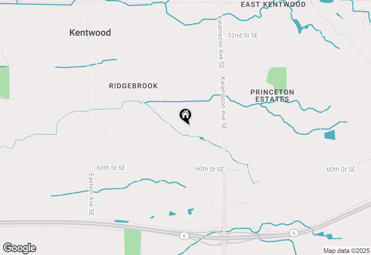 Map of 5804 Christie Avenue Se, Kentwood, MI 49508