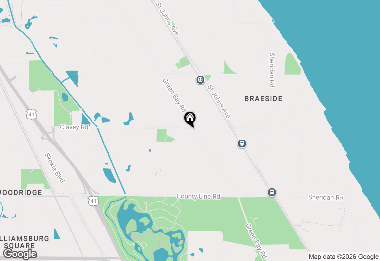 Map of 370 Charal Lane, Highland Park, IL 60035