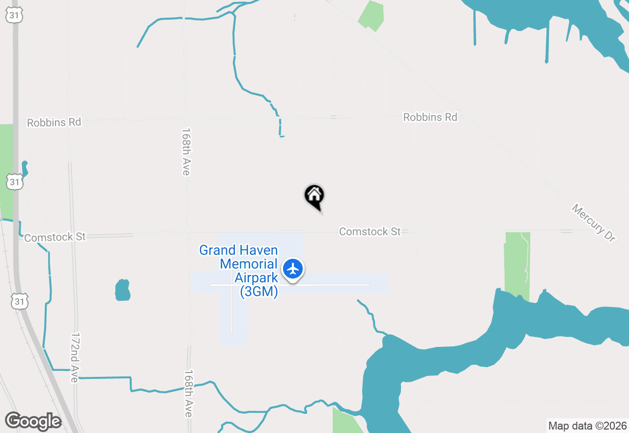 Map of 1808 Robinson Street, Grand Haven, MI 49417
