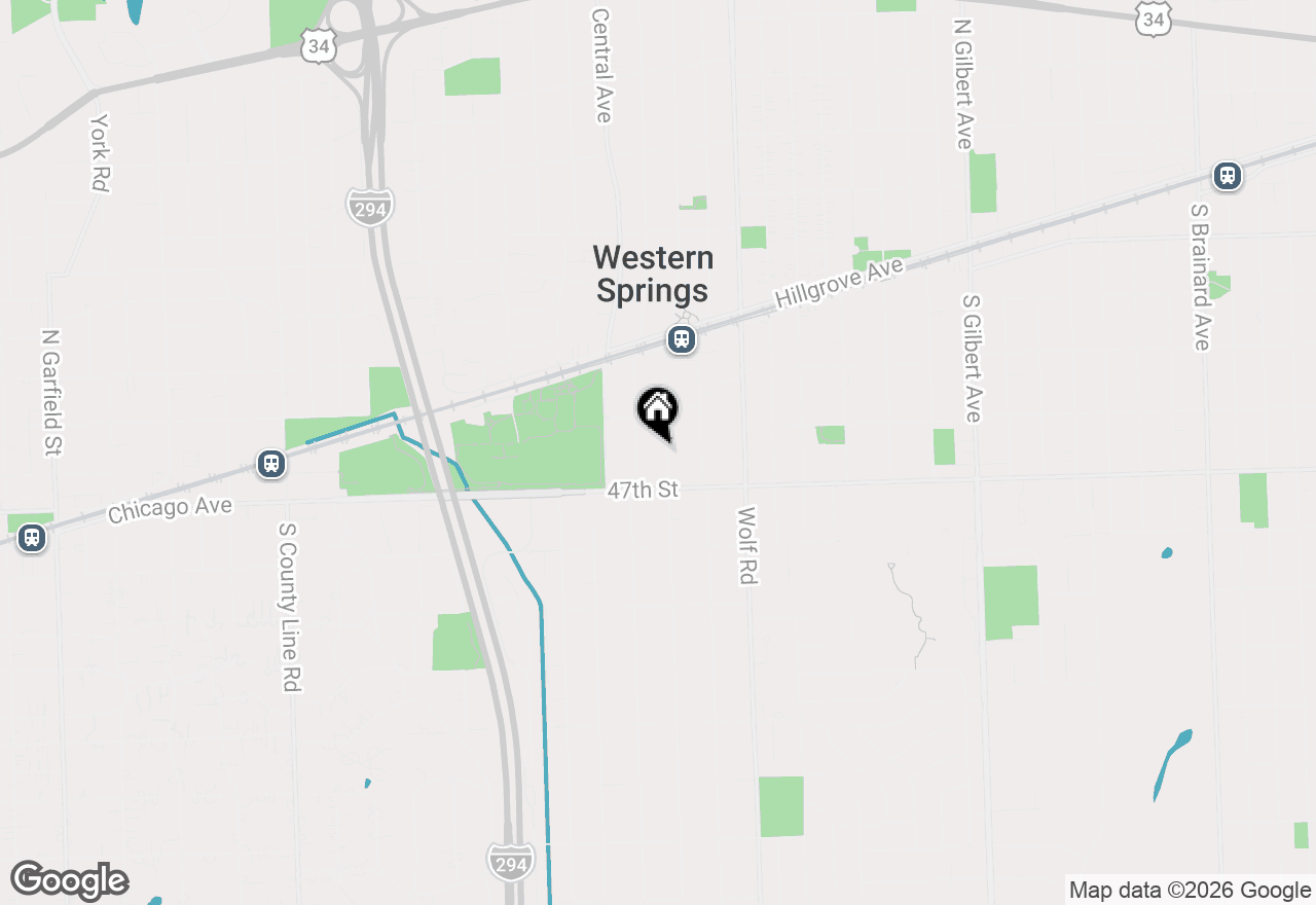 Map of 4616 Grand Avenue, Western Springs, IL 60558
