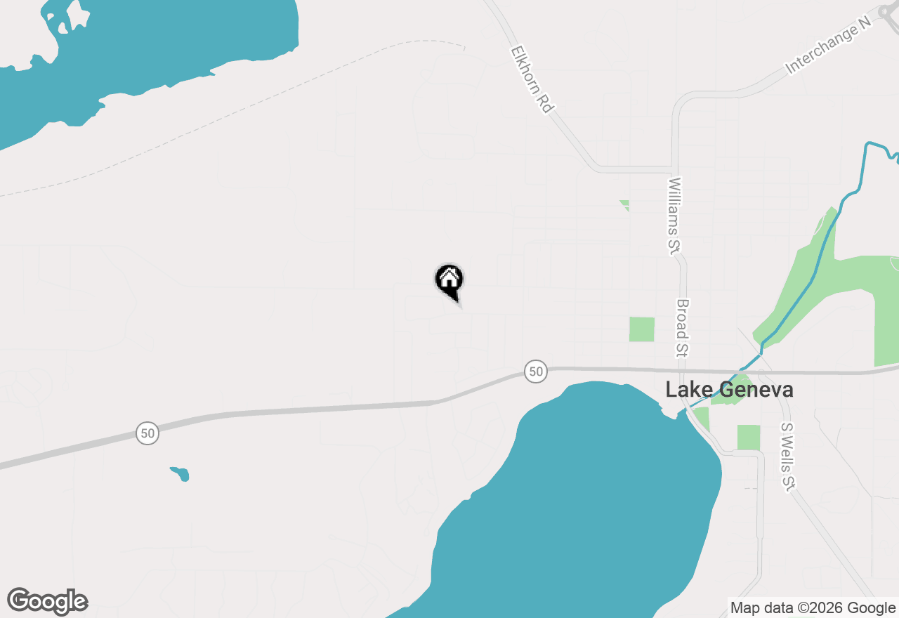 Map of 1707 Miller Rd, Lake Geneva, WI 53147