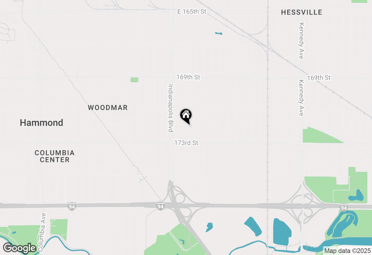 Map of 7204 Knickerbocker Parkway, Hammond, IN 46323