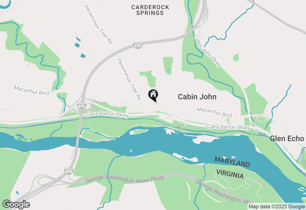 Map of 6408 81st Street, Cabin John, MD 20818