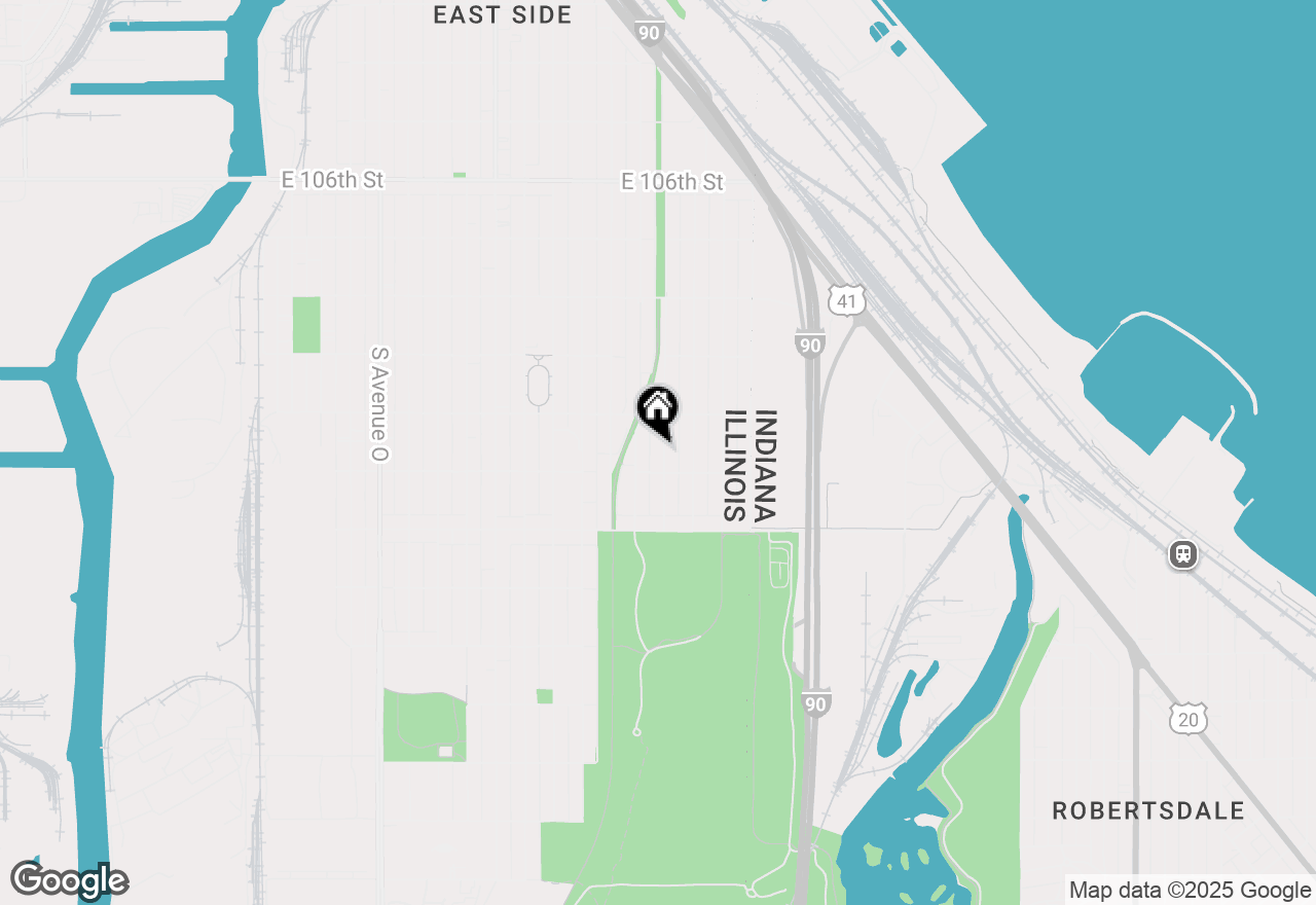 Map of 11040 S Ave  D, Chicago, IL 60617