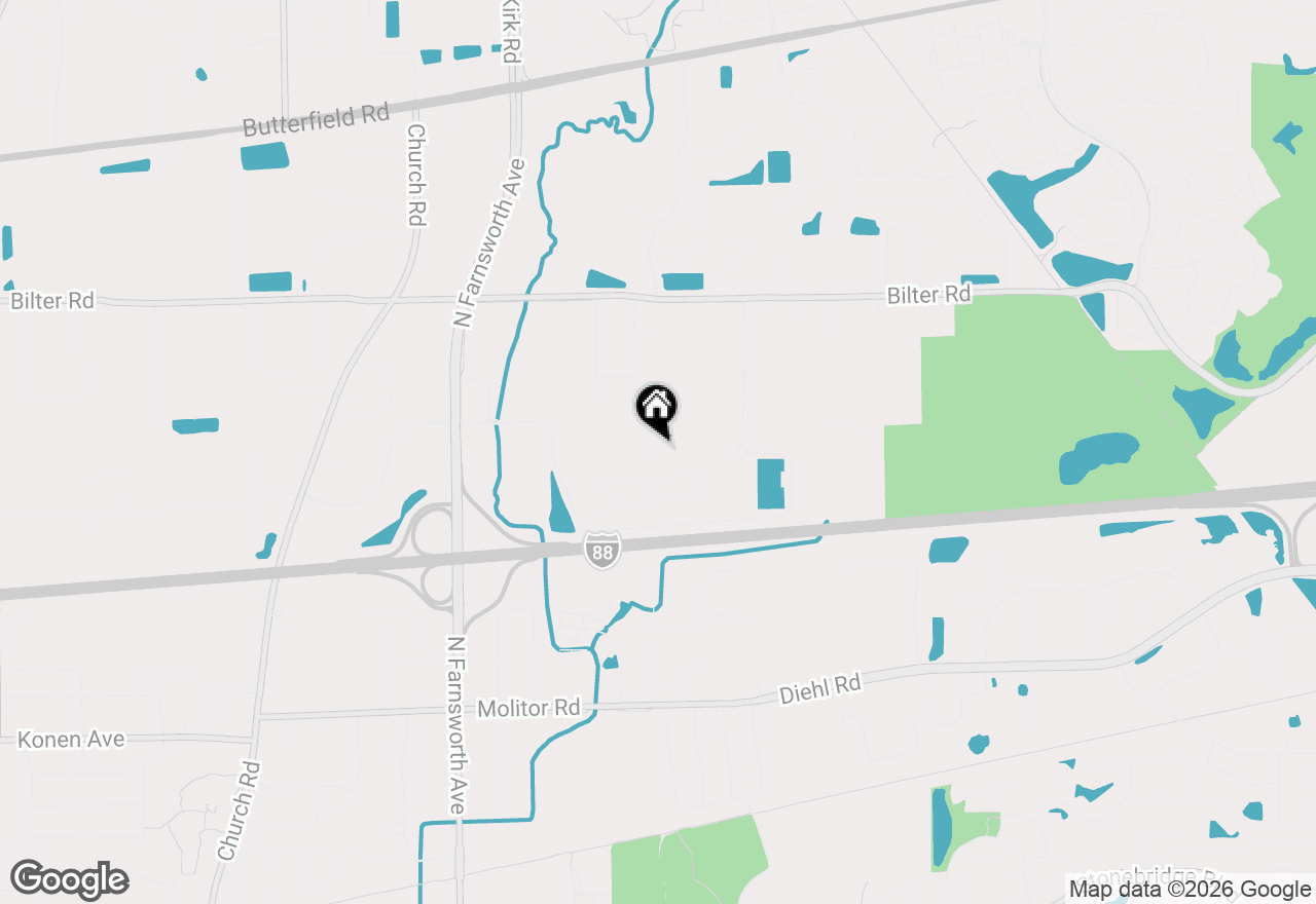 Map of 2275 Nan Street, Aurora, IL 60502