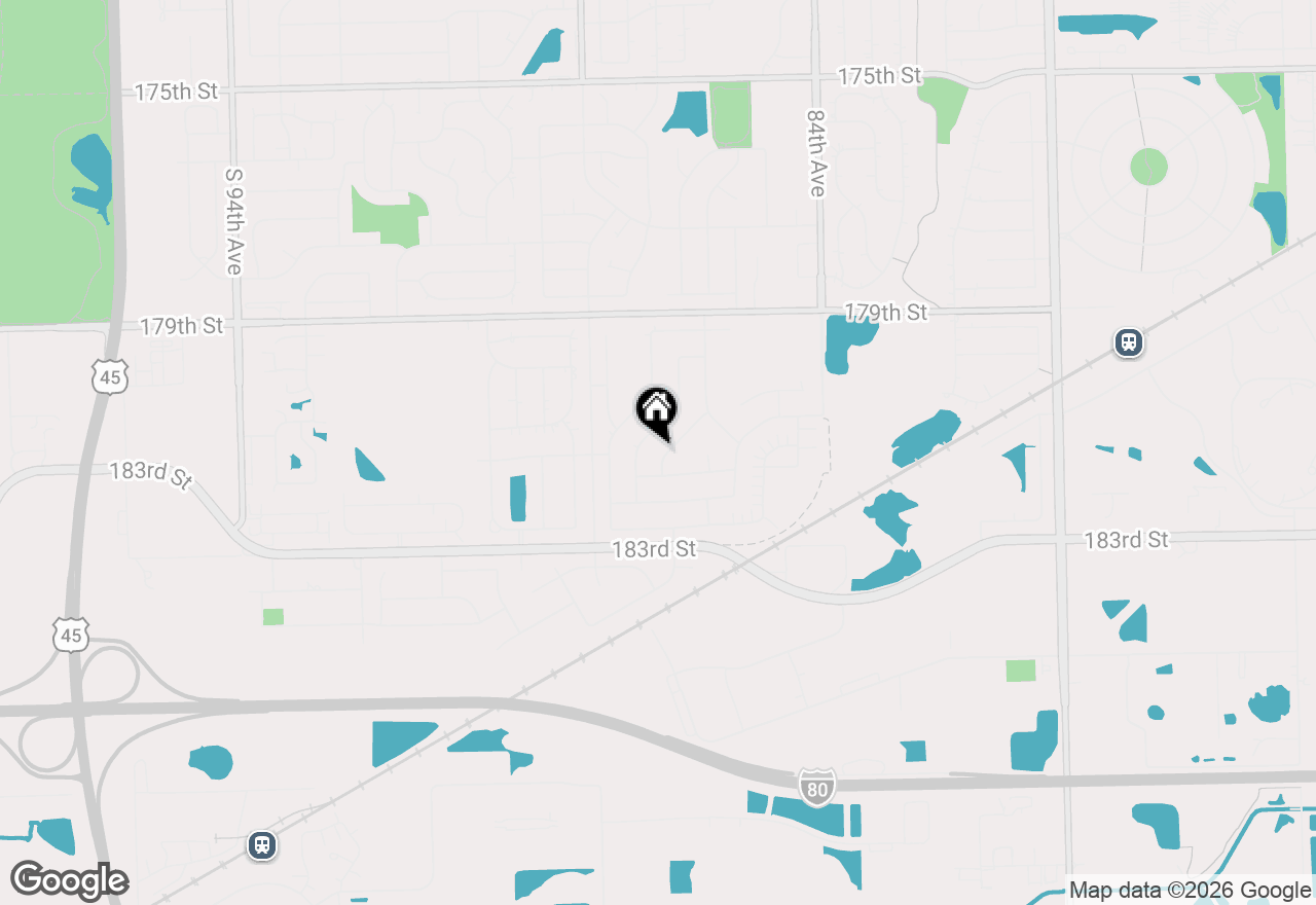 Map of 18154 Bettenhausen Drive, Tinley Park, IL 60487
