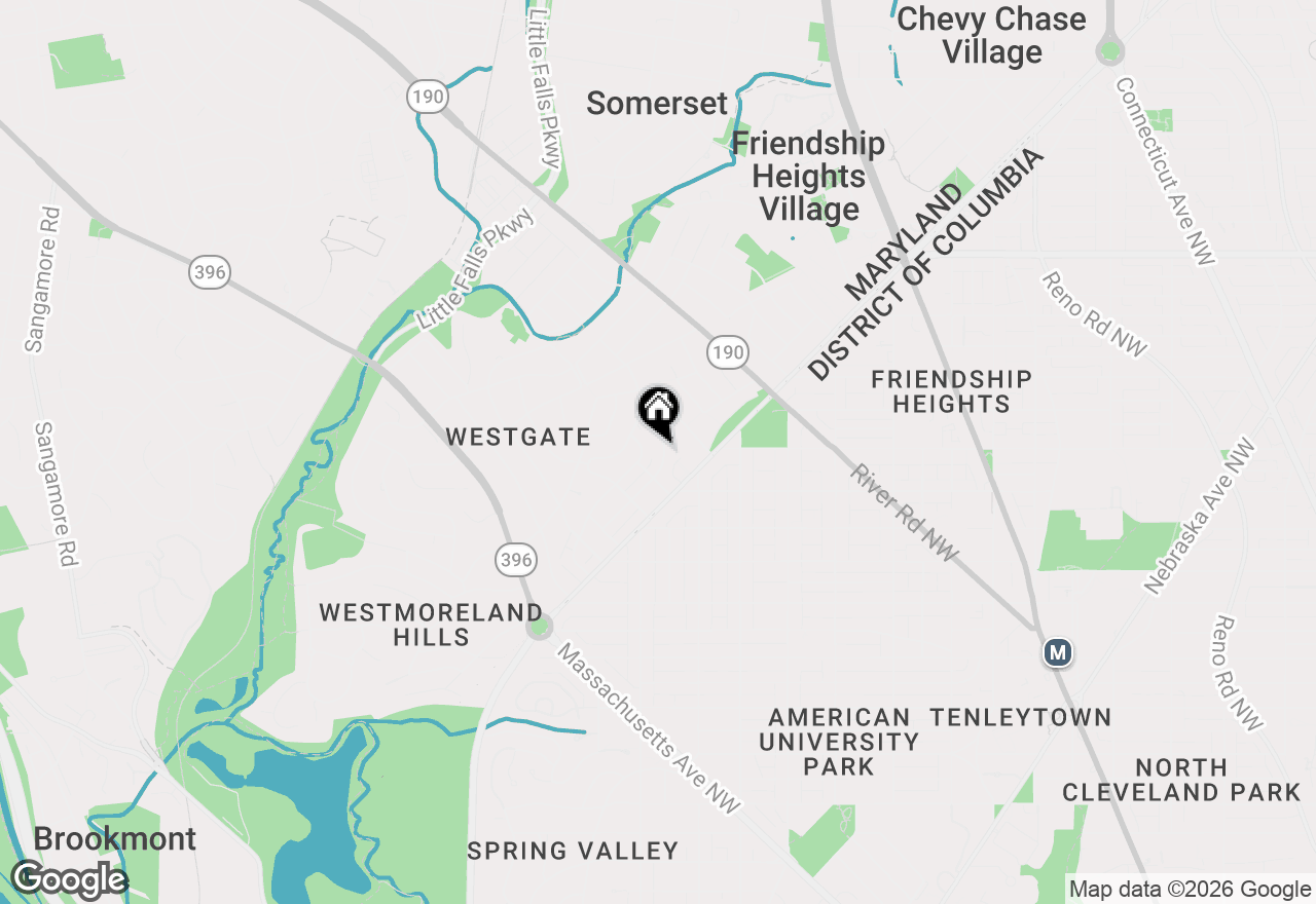 Map of 4910 Crescent Street, Bethesda, MD 20816