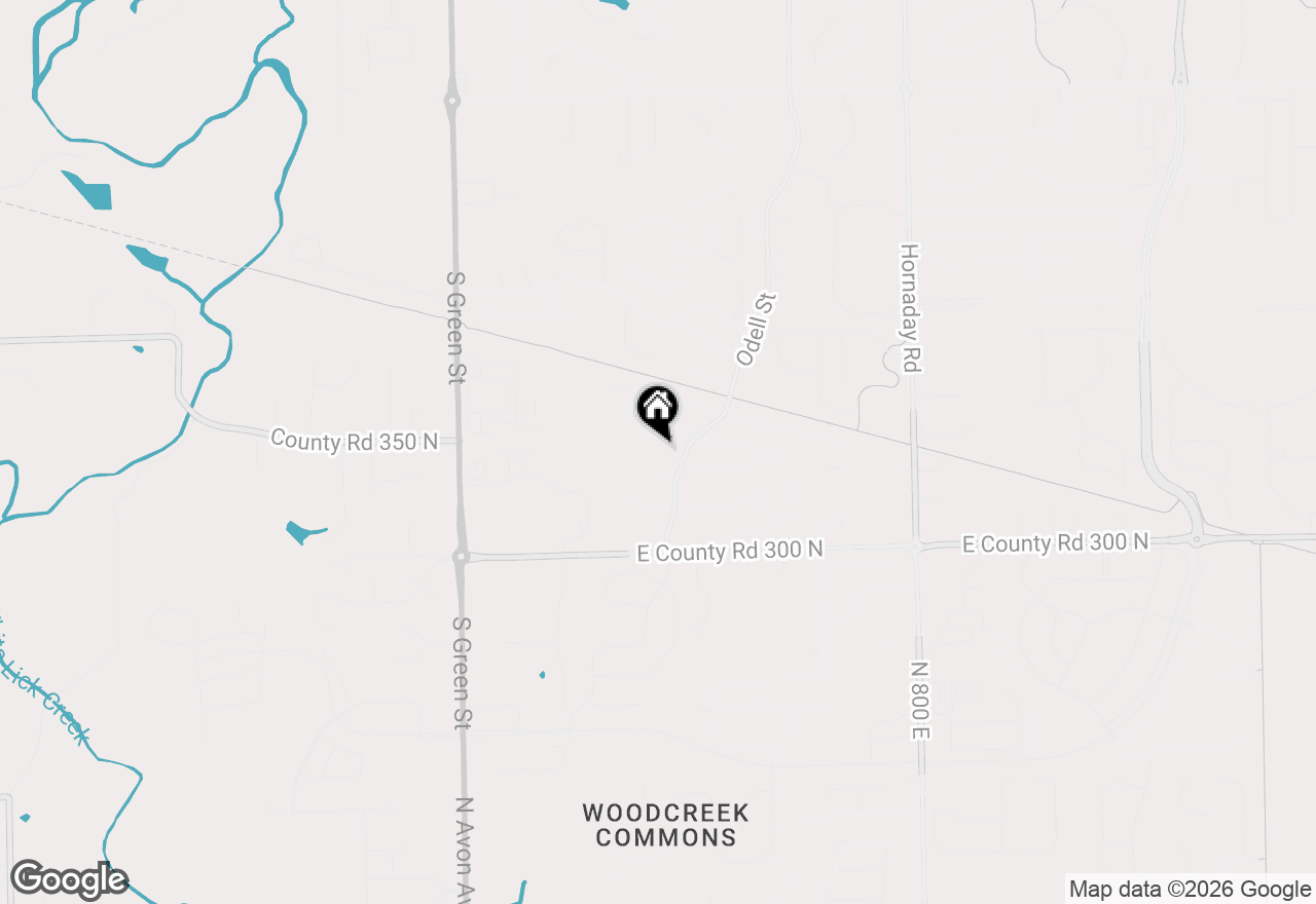 Map of 2233 Walpole Road, Brownsburg, IN 46112