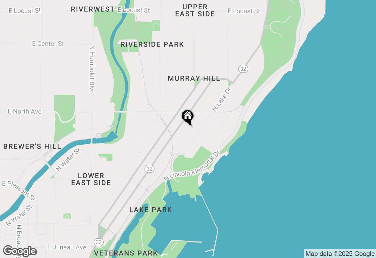 Map of 2036 E Kenilworth Pl #2205 N SUMMIT AVE, Milwaukee, WI 53202