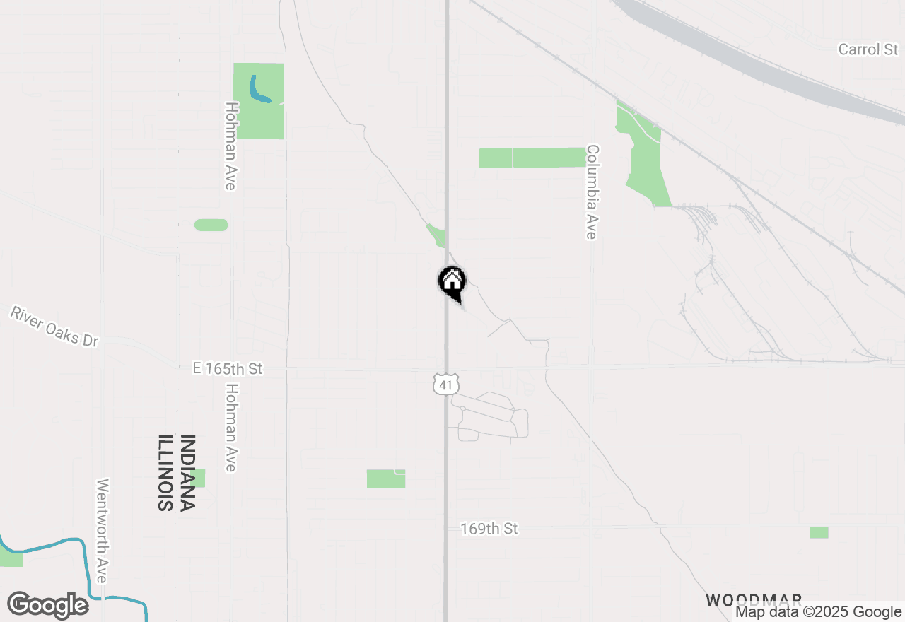 Map of 6329 Calumet Avenue, Hammond, IN 46324