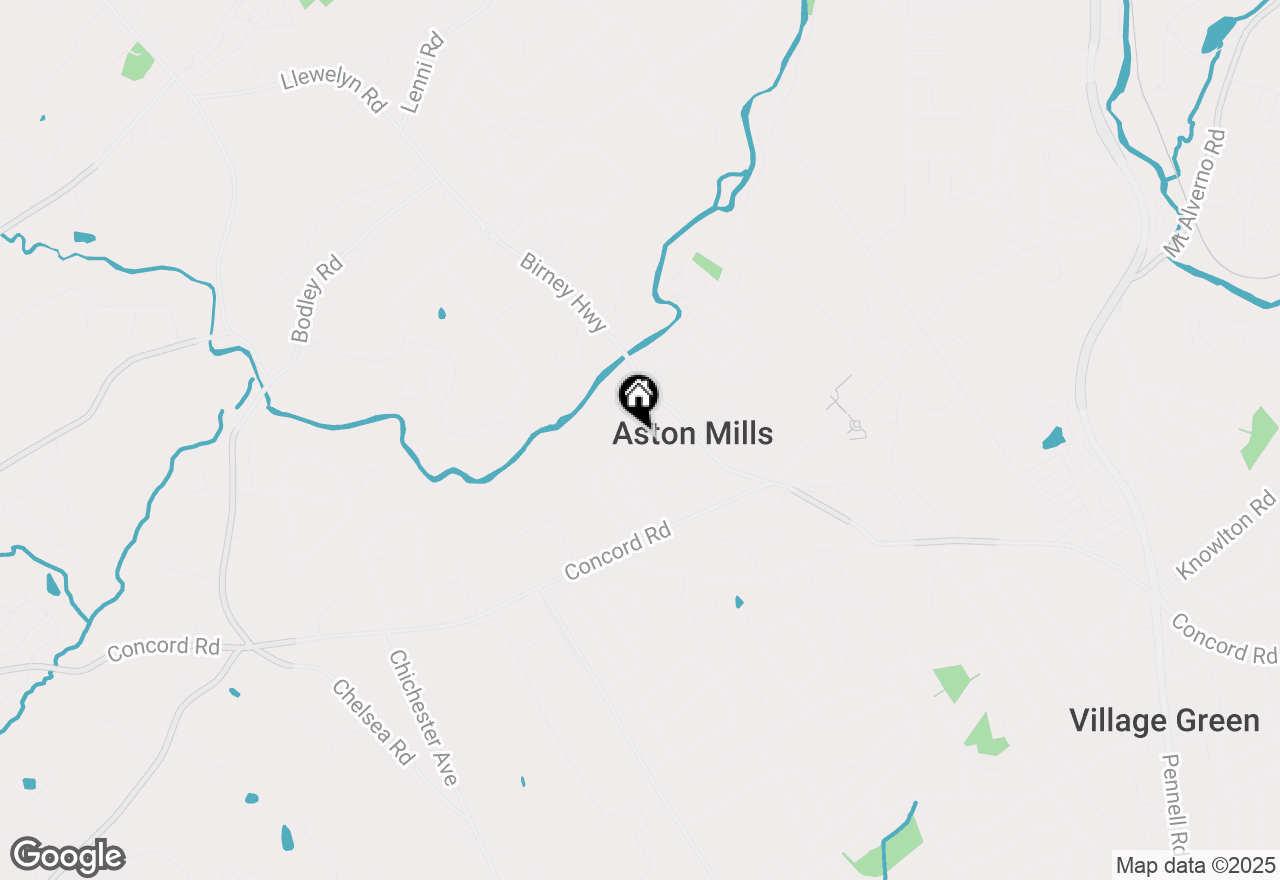 Map of 50 Rose Hill Way, Aston, PA 19017