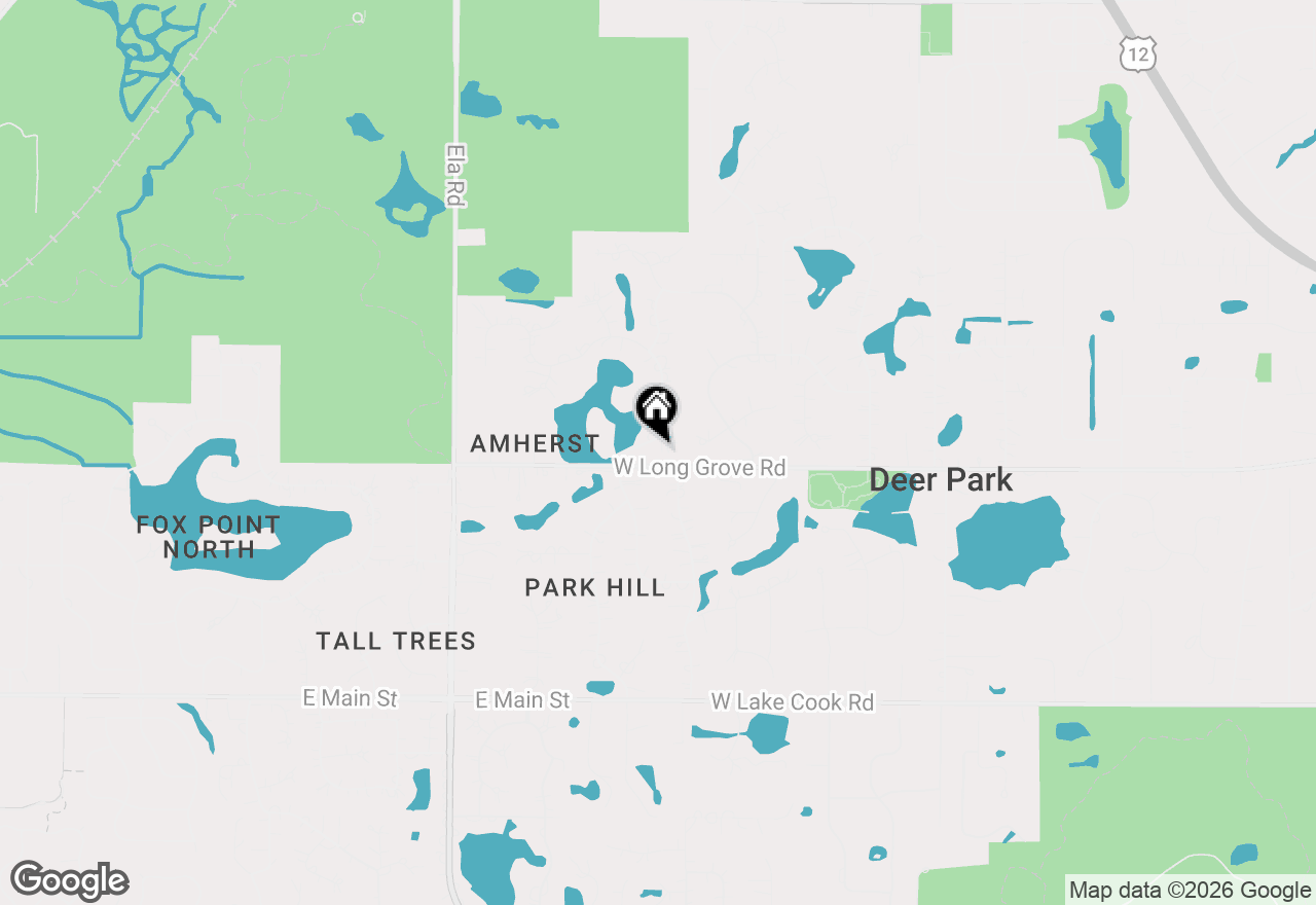 Map of 20531 N Meadow Lane, Deer Park, IL 60010