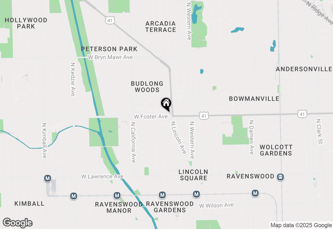 Map of 2524 W Foster Avenue #104, Chicago, IL 60625