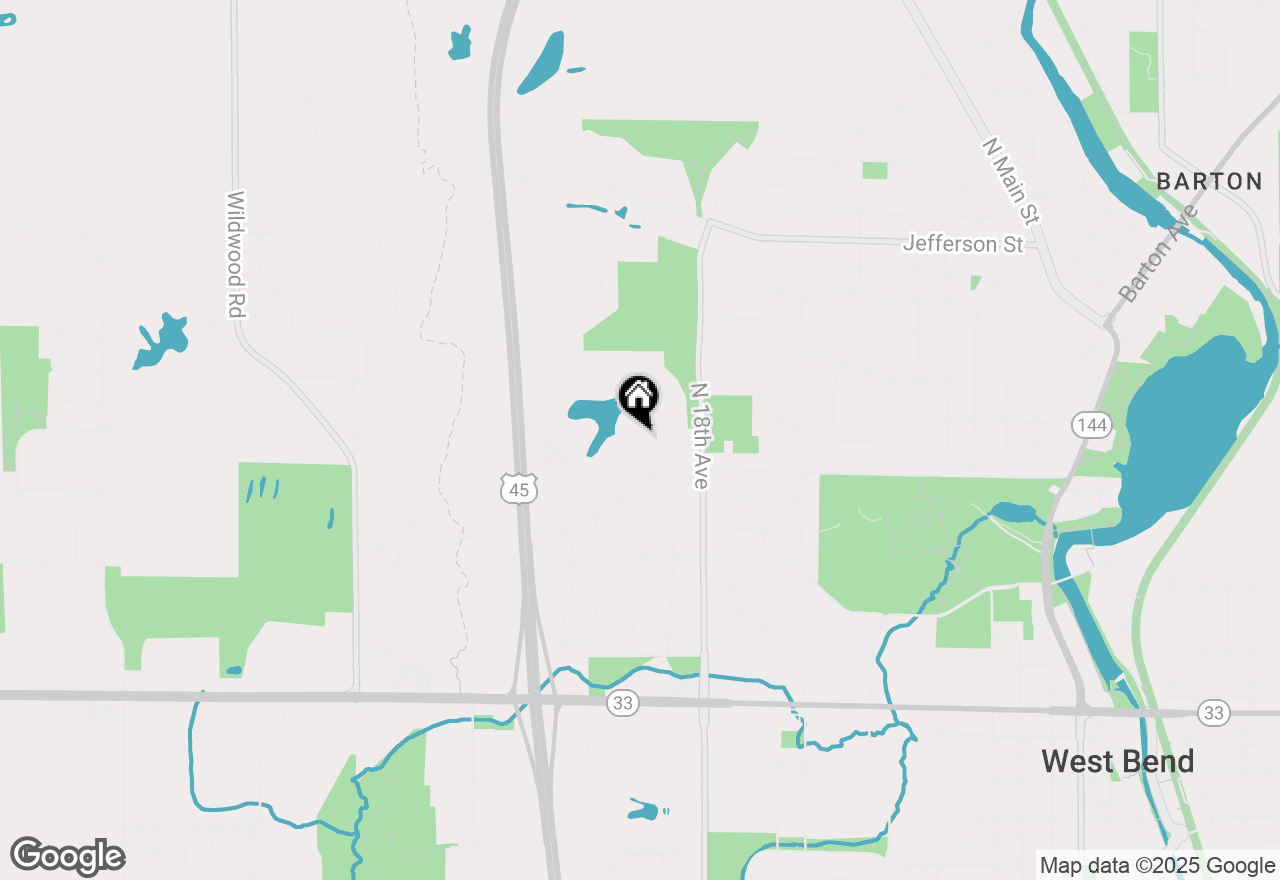 Map of 1914 Hollow Cir, West Bend, WI 53090