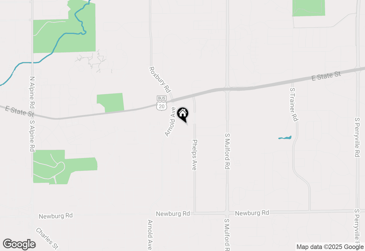 Map of 5634-38 Elaine Drive, Rockford, IL 61108