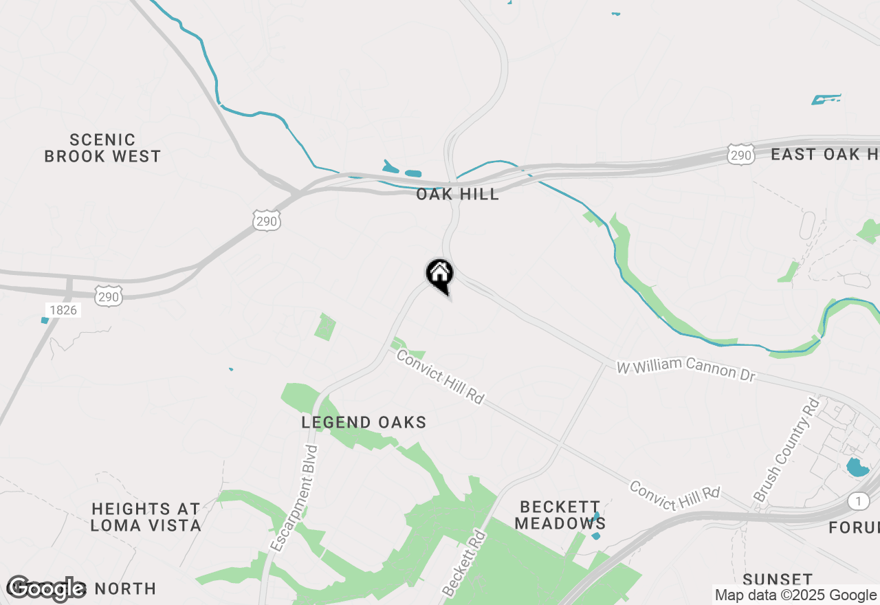 Map of 6158 Jumano Ln, Austin, TX 78749