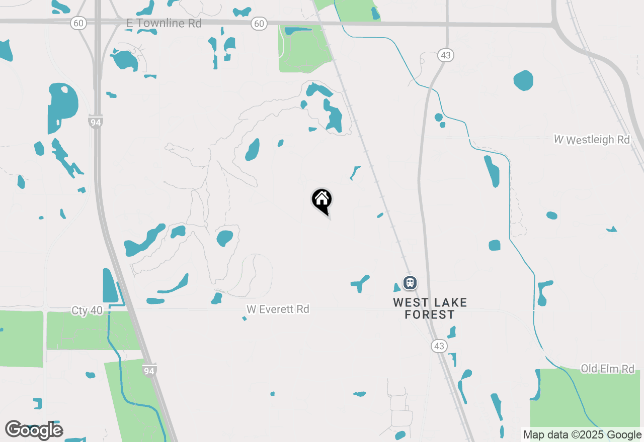 Map of 706 Tanglewood Court, Lake Forest, IL 60045