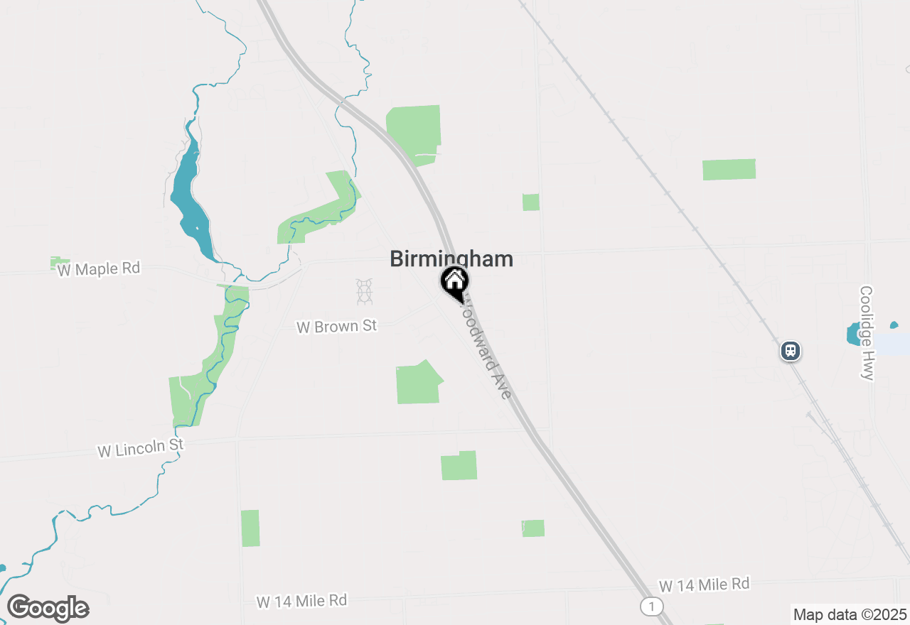 Map of 411 S Old Woodward Avenue #901, Birmingham, MI 48009